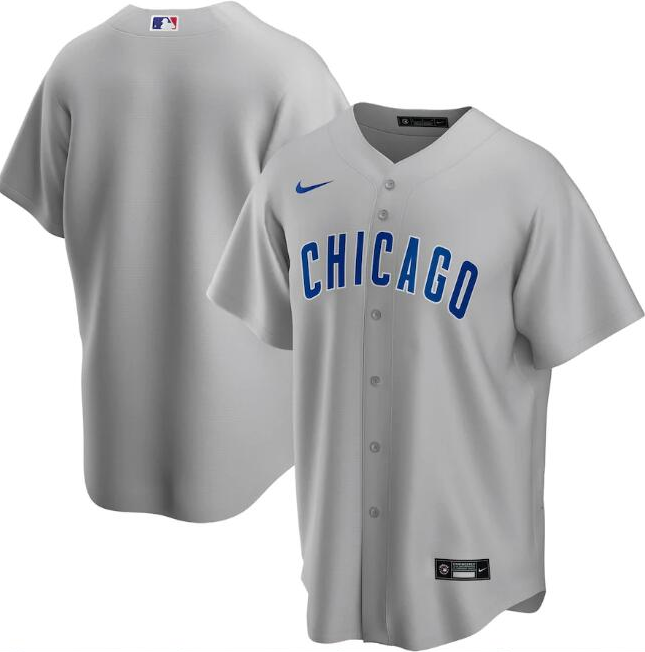 Men's Chicago Cubs Gray Cool Base Stitched Jersey Men's Chicago Cubs Gray Cool Base Stitched Jersey